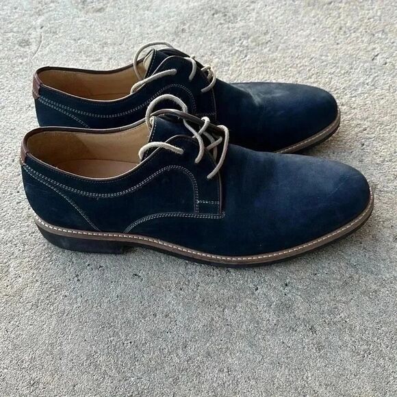 Johnston & Murphy Sheepskin Lace-Up Shoes Men’s Size 13 - Picture 1 of 11